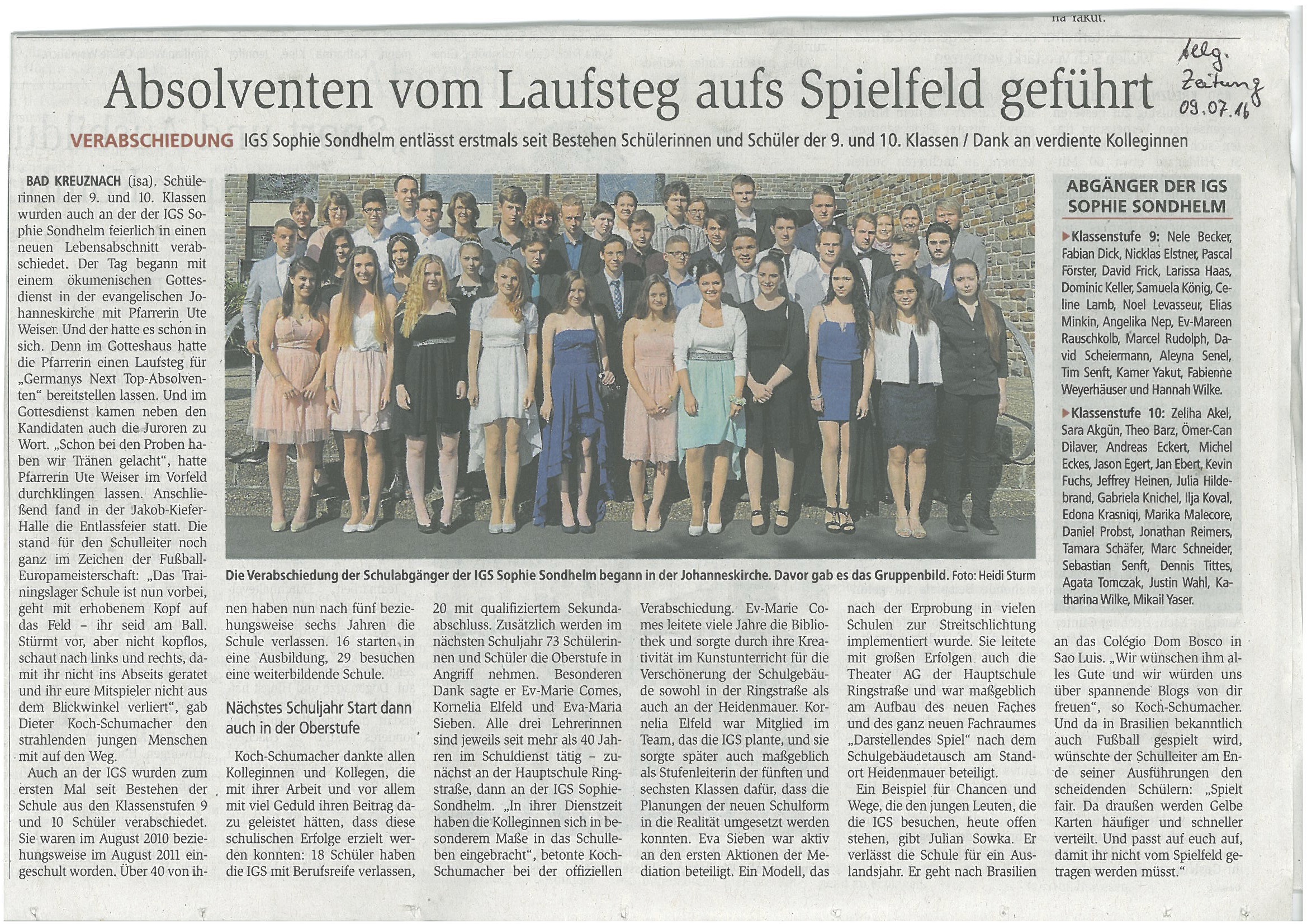 Presse Abschied